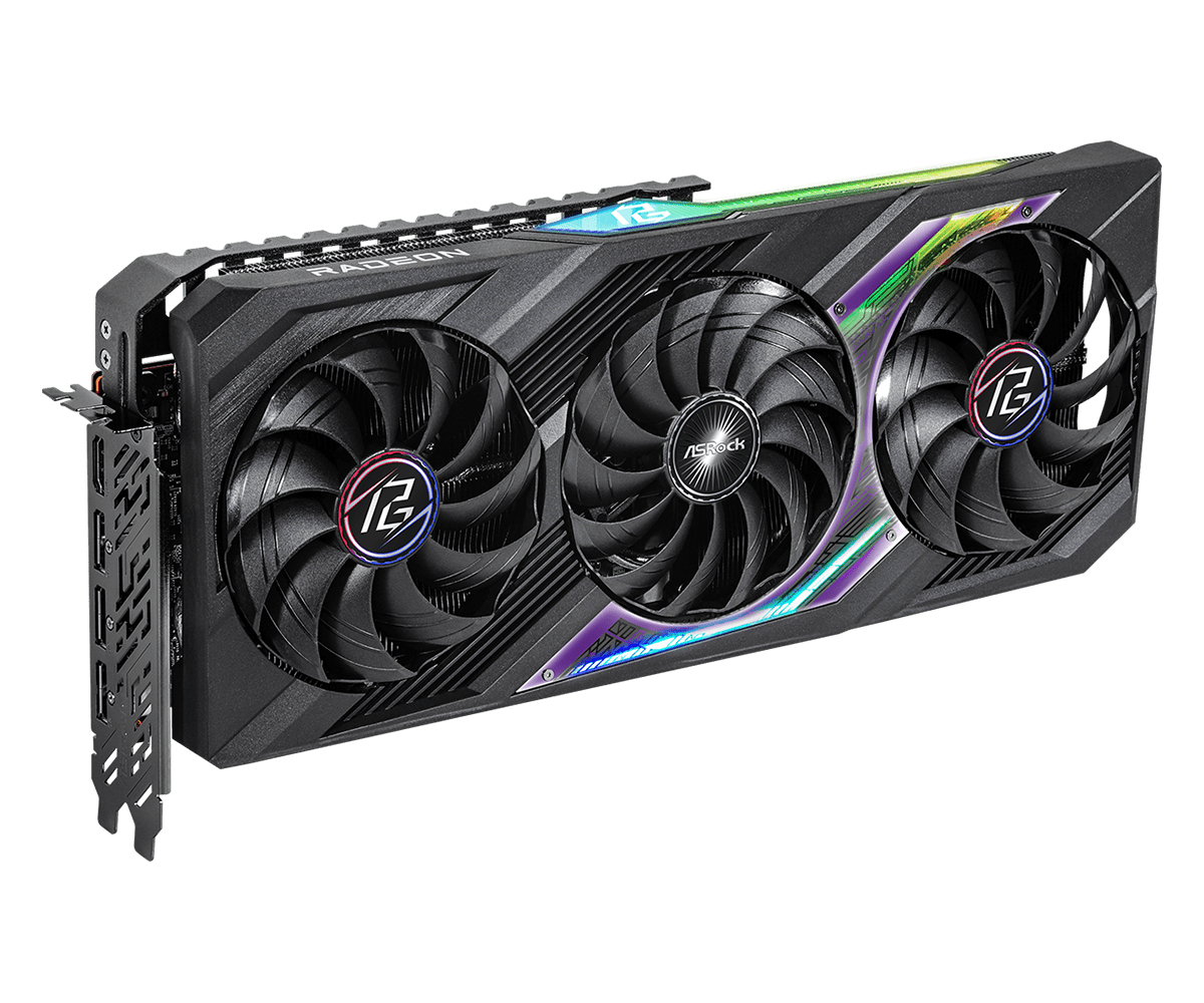 AMD RX 7800 XT 16GB GPU ASROCK - đánh giá và giá Triple Fan Gaming Graphics Card 16Gb
